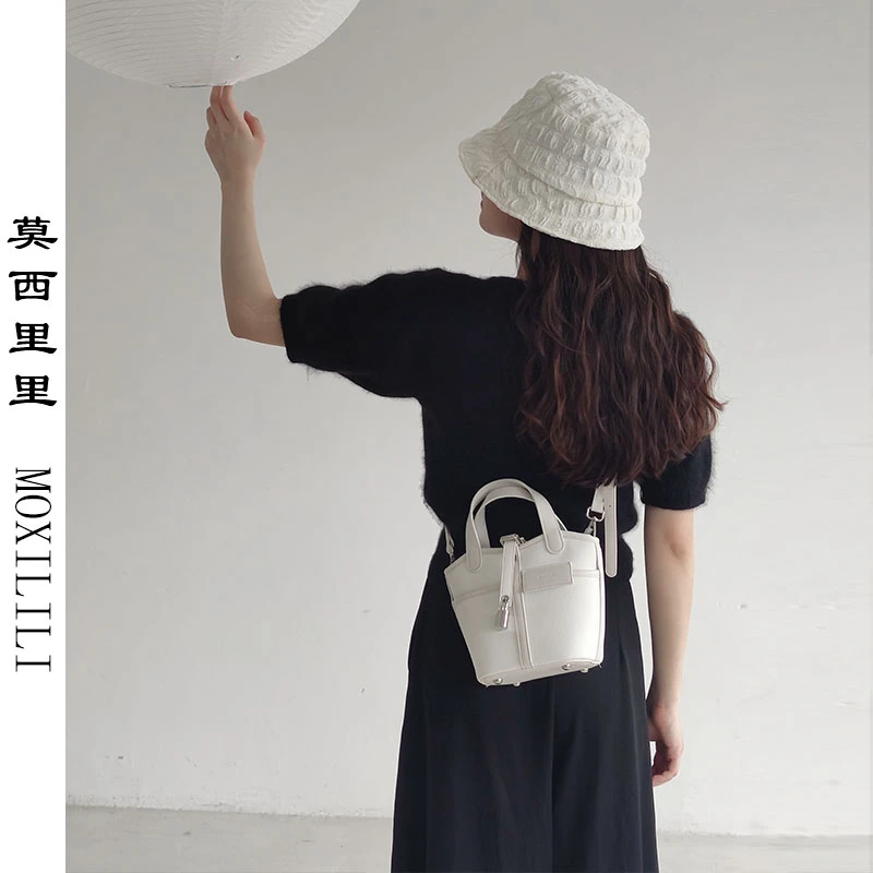 MOXILILI莫西里里新款mini菜篮子包女小众手提手拎水桶斜挎包