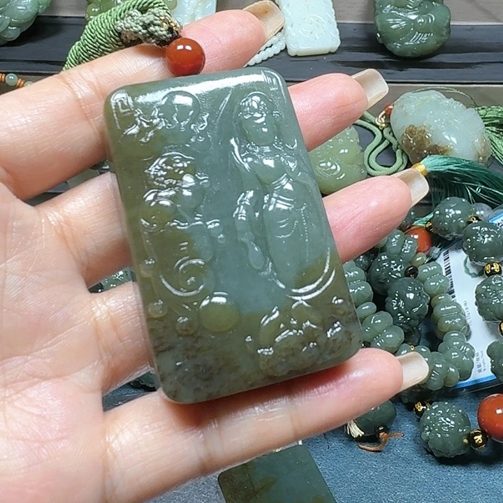 和田玉挂件未镶嵌