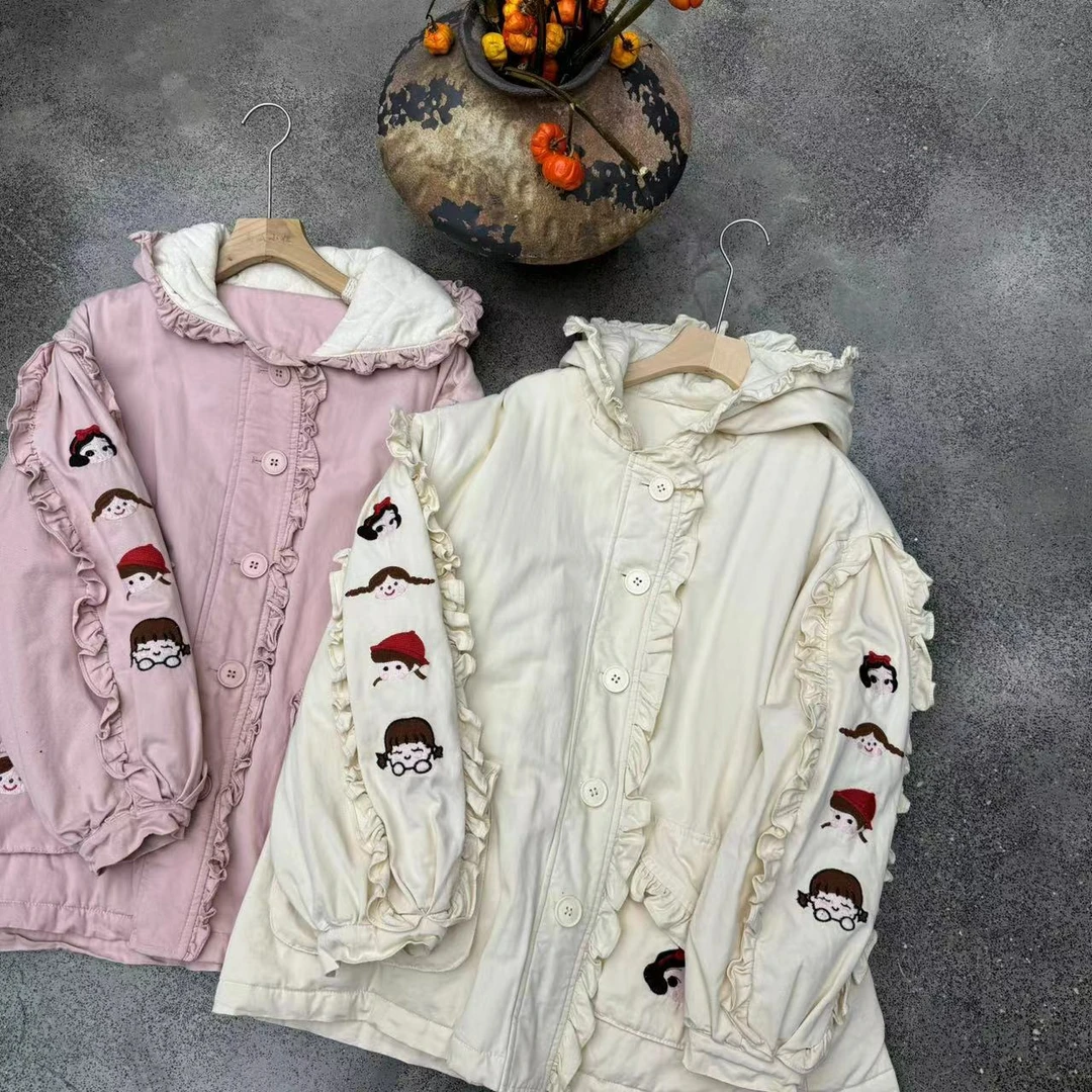 南瓜家8391全刺绣日系棉袄