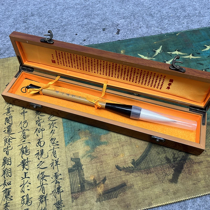 玉宣坊【提斗兼毫毛笔】精致盒装大字榜书书法字体国画专用毛笔