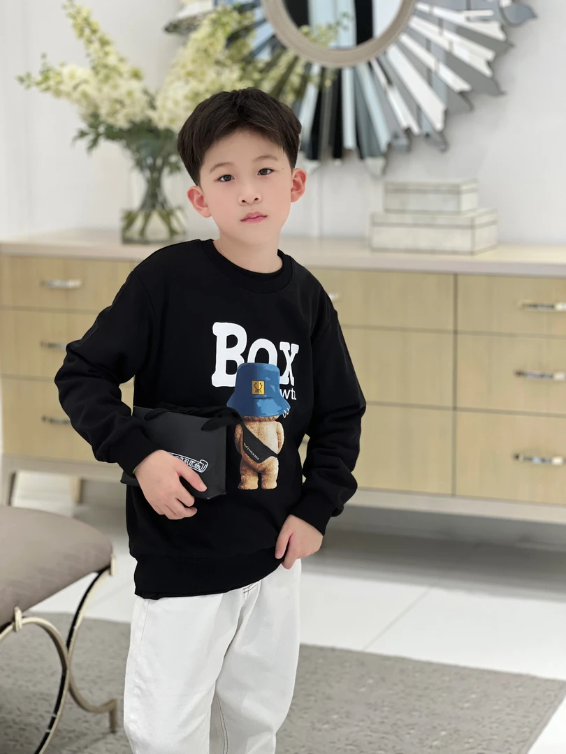 -潮牌童装定制“街拍宝贝”儿童限量款卫衣14774