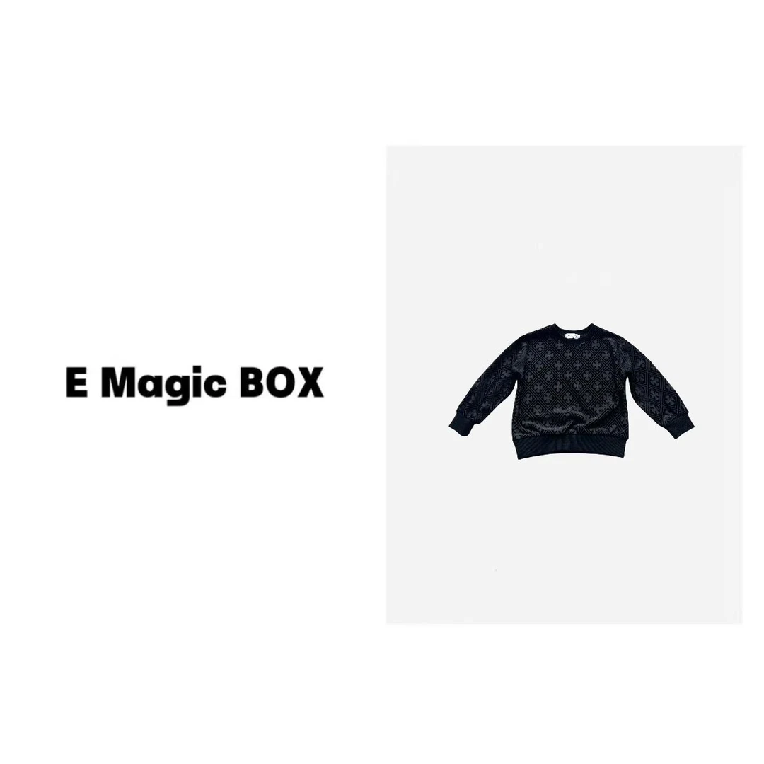 亿洋潮牌童装“痞帅老钱风”儿童限量款卫衣B5263