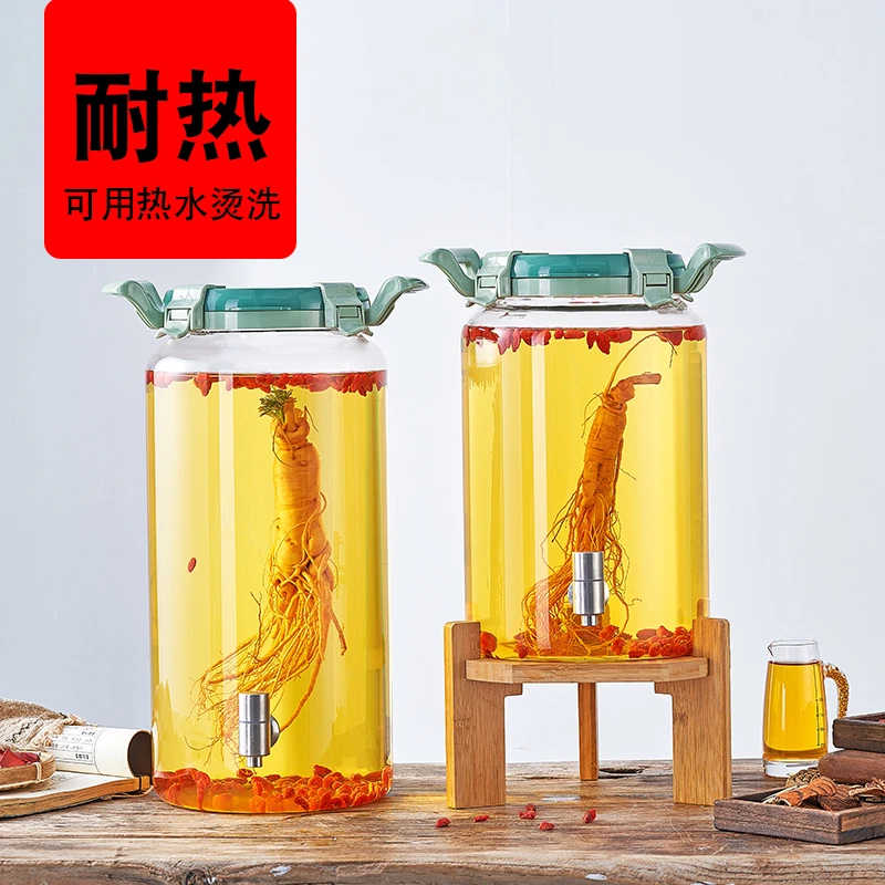 泡酒专用耐热高硼硅玻璃瓶果酒养生酒药酒劲酒高档泡酒瓶白酒