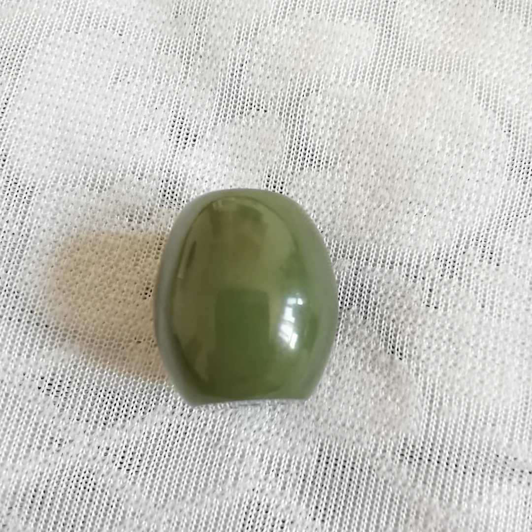 新疆和田玉且末料桶珠