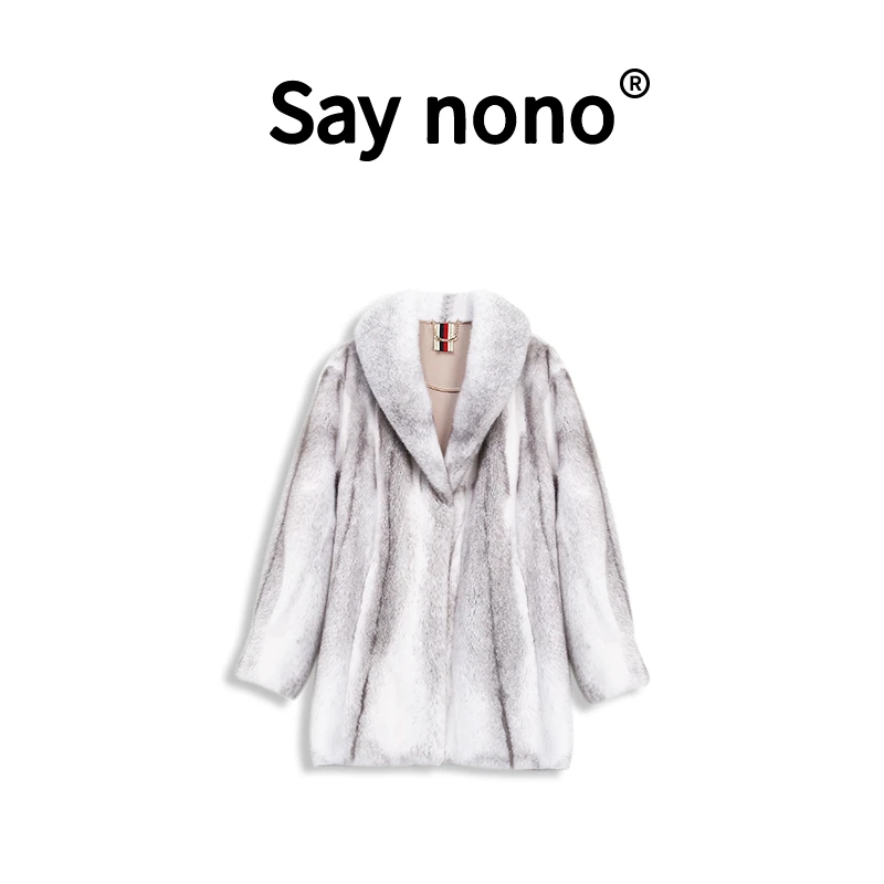 懒猫nono│Saynono 暖冬蜜语＿琎口时尚十字貂水貂皮草女装-XS6371