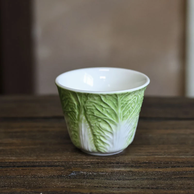 【静姐小院】白菜陶瓷杯(Q2663)