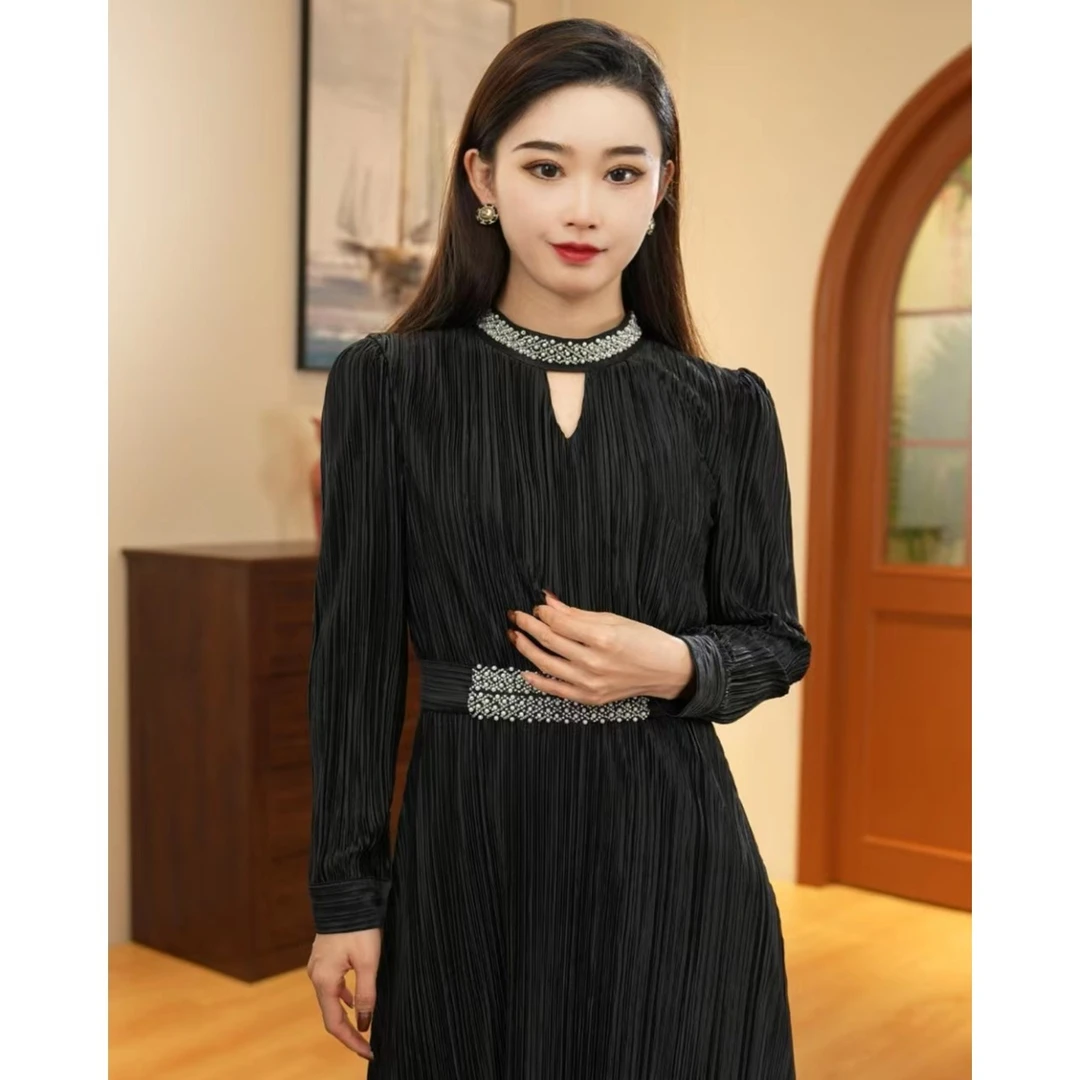 宽松女装连衣裙显瘦气质时尚夏季复古法式F2023-315G