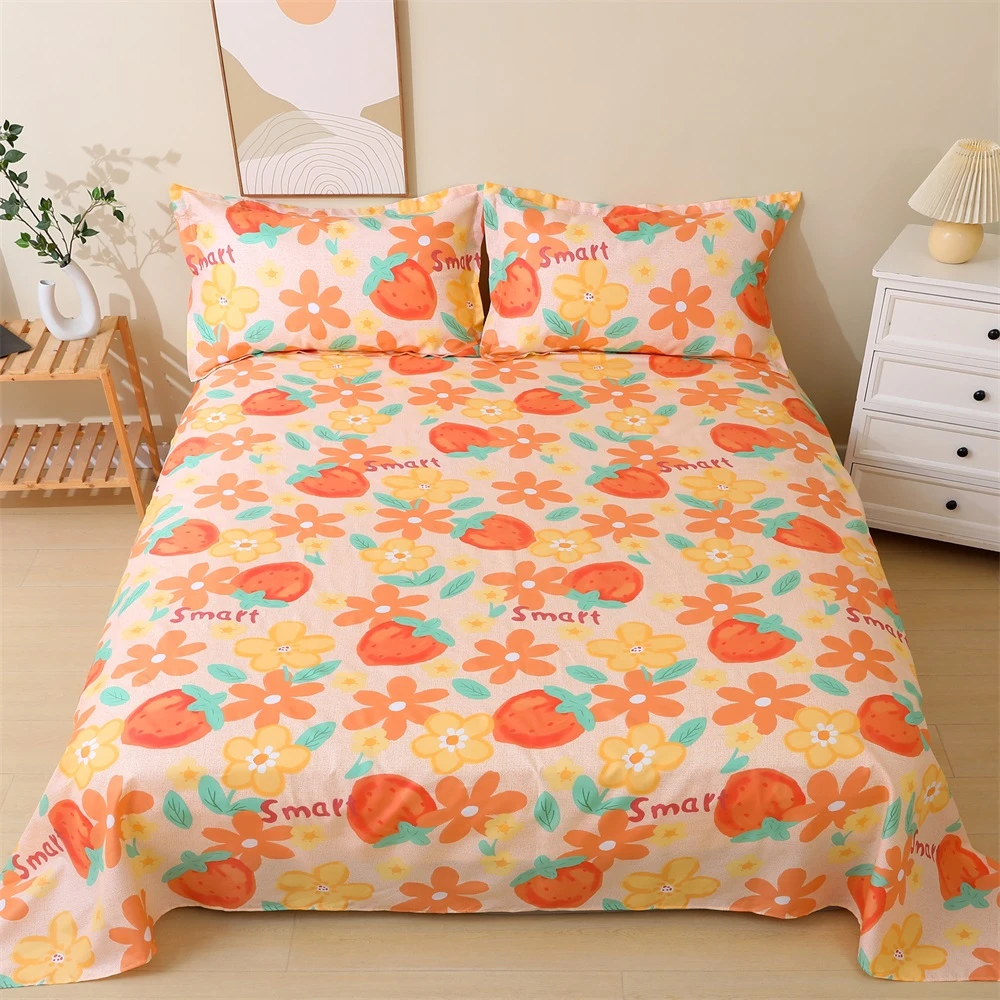 生姜暖绒三件套2.3*2.3秋冬双人床单枕套床上用品学生宿舍三件套