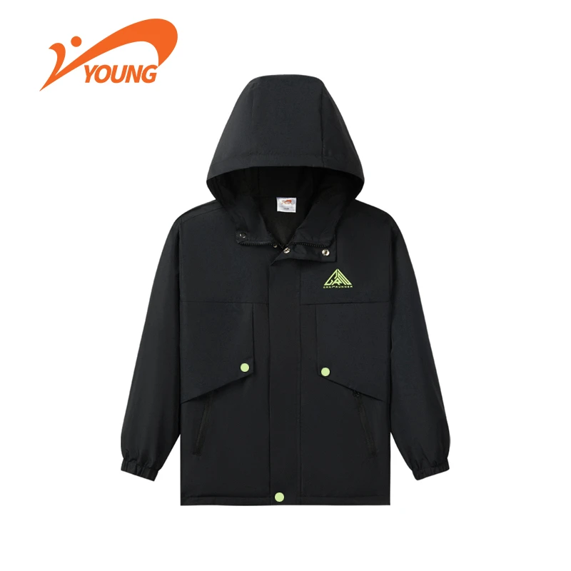 贵人鸟冲锋衣童装男女款风衣外套保暖防风新款时尚 运动73396066