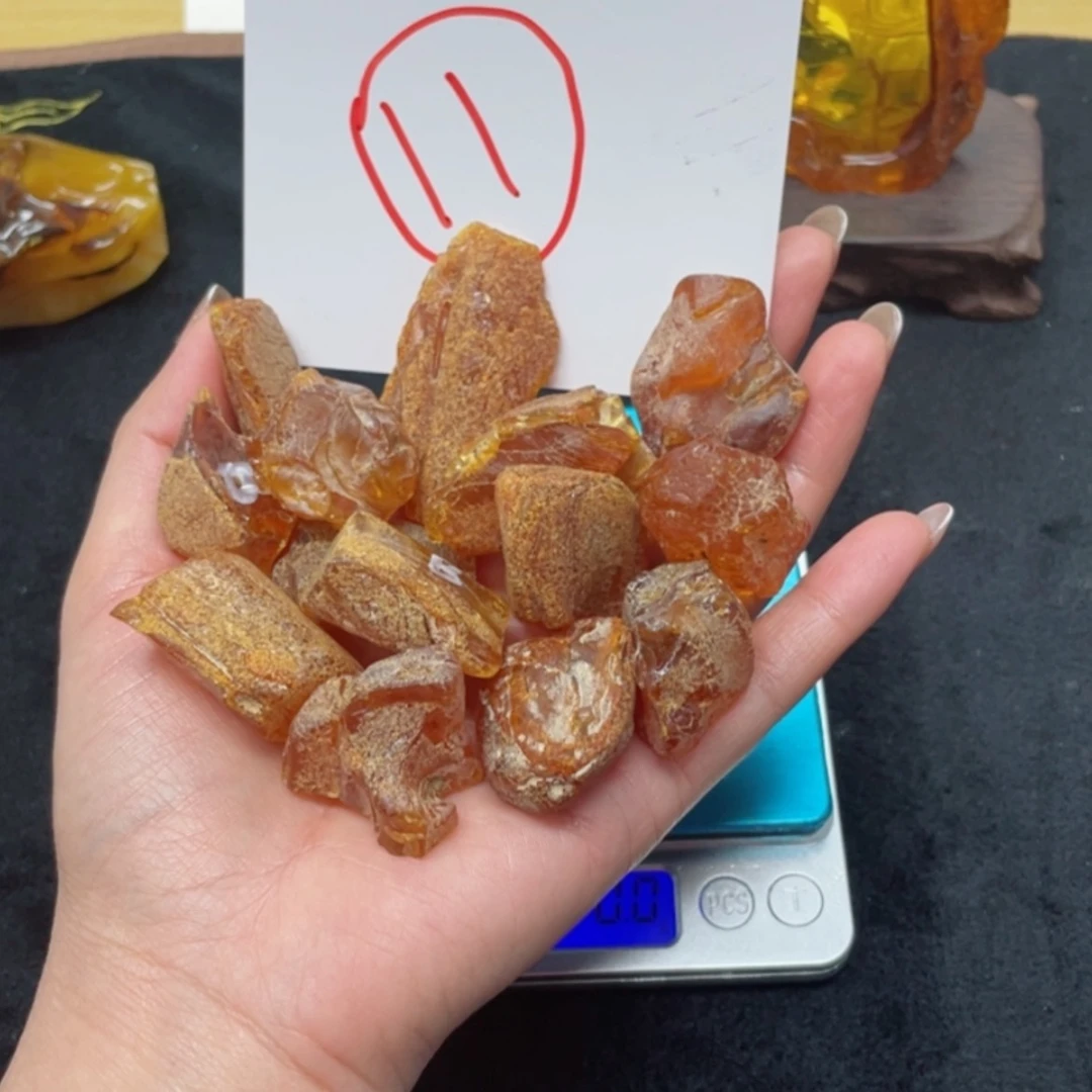 【闪购商品】定制琥珀未镶嵌轩***书