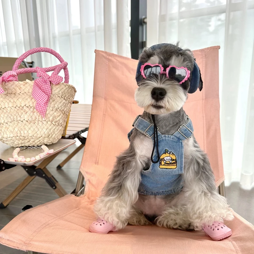狗狗衣服秋冬牛仔外套马甲