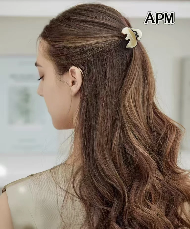 APM经典迷你精致抓夹 刘海夹醋酸材质