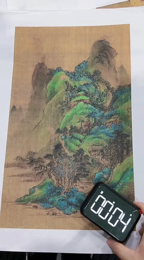 【闪购商品】绘画精品复刻托底 立轴 山水