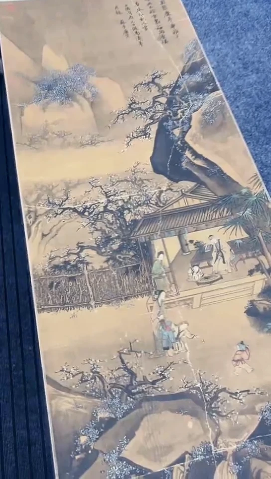 【闪购商品】书法唐寅 立轴 复制品非手绘