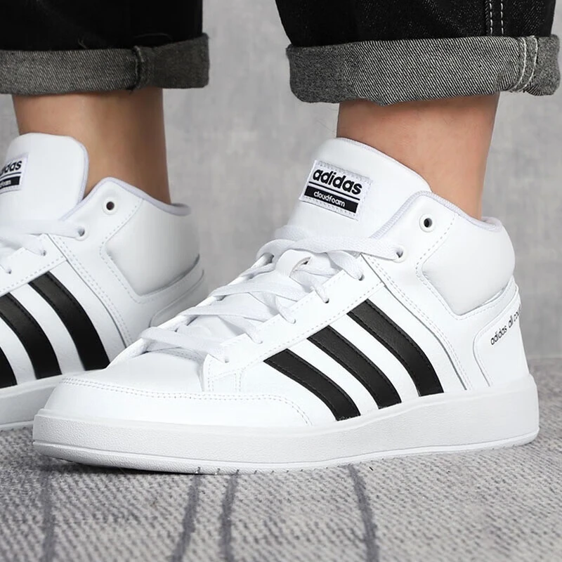 adidas/阿迪达斯男鞋女鞋 ALL COURT MID 中帮运动舒适休闲  板鞋