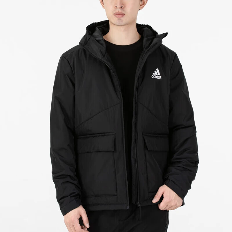 adidas/阿迪达斯棉服23n男款运动休闲服户外宽松保暖防风连帽棉服
