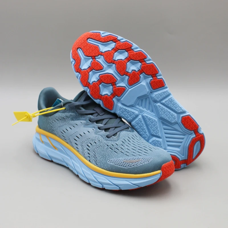 春夏新款大码情侣款鞋子网面轻便透气户外运动鞋厚底减震专业跑鞋