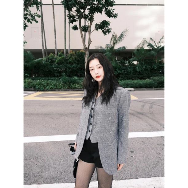 YEELEN Yy 姜满 法式气质显瘦时尚百搭休闲上衣Yy002