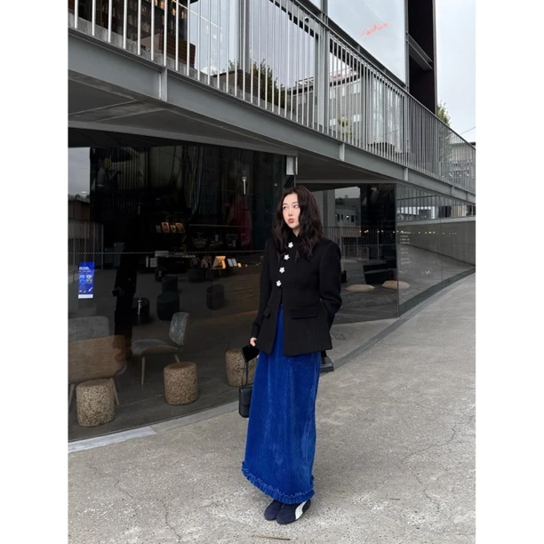 YEELEN Yy 花边半裙 法式气质显瘦时尚百搭休闲半裙Yy089