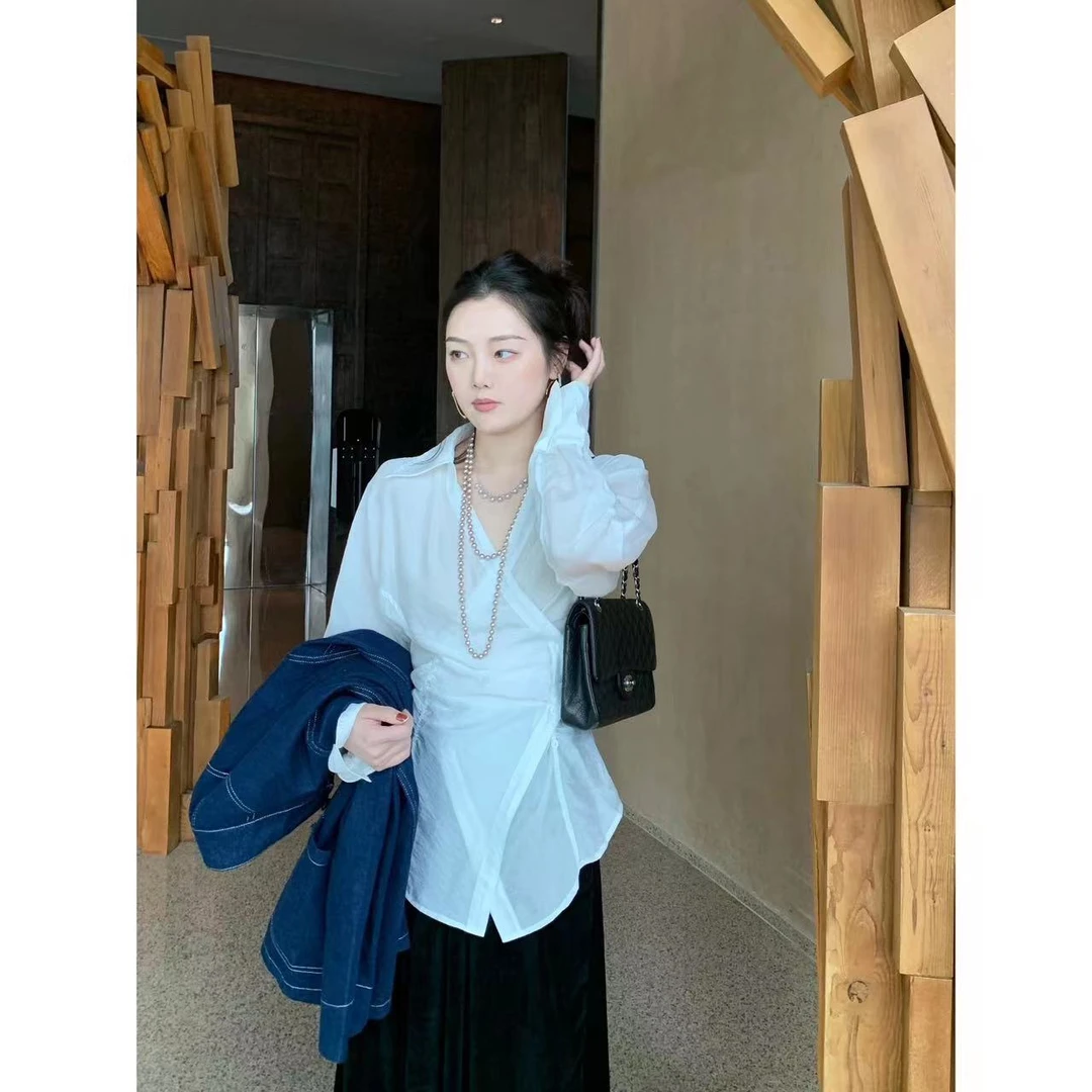 YJR叶老本儿 泊苍 显瘦宽松气质时尚套装YJR112