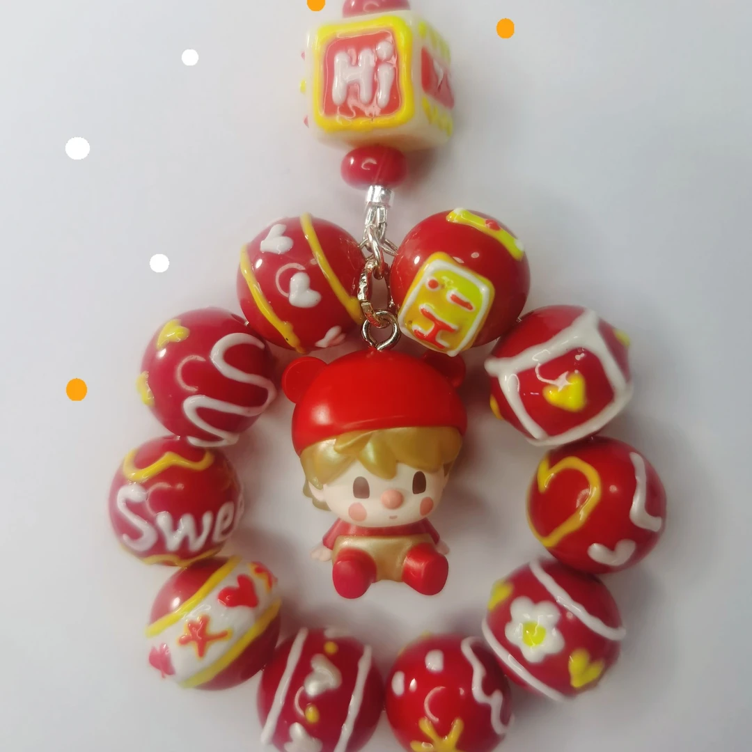 泡泡玛特萌粒挂饰 钥匙扣 手机挂饰 包挂饰