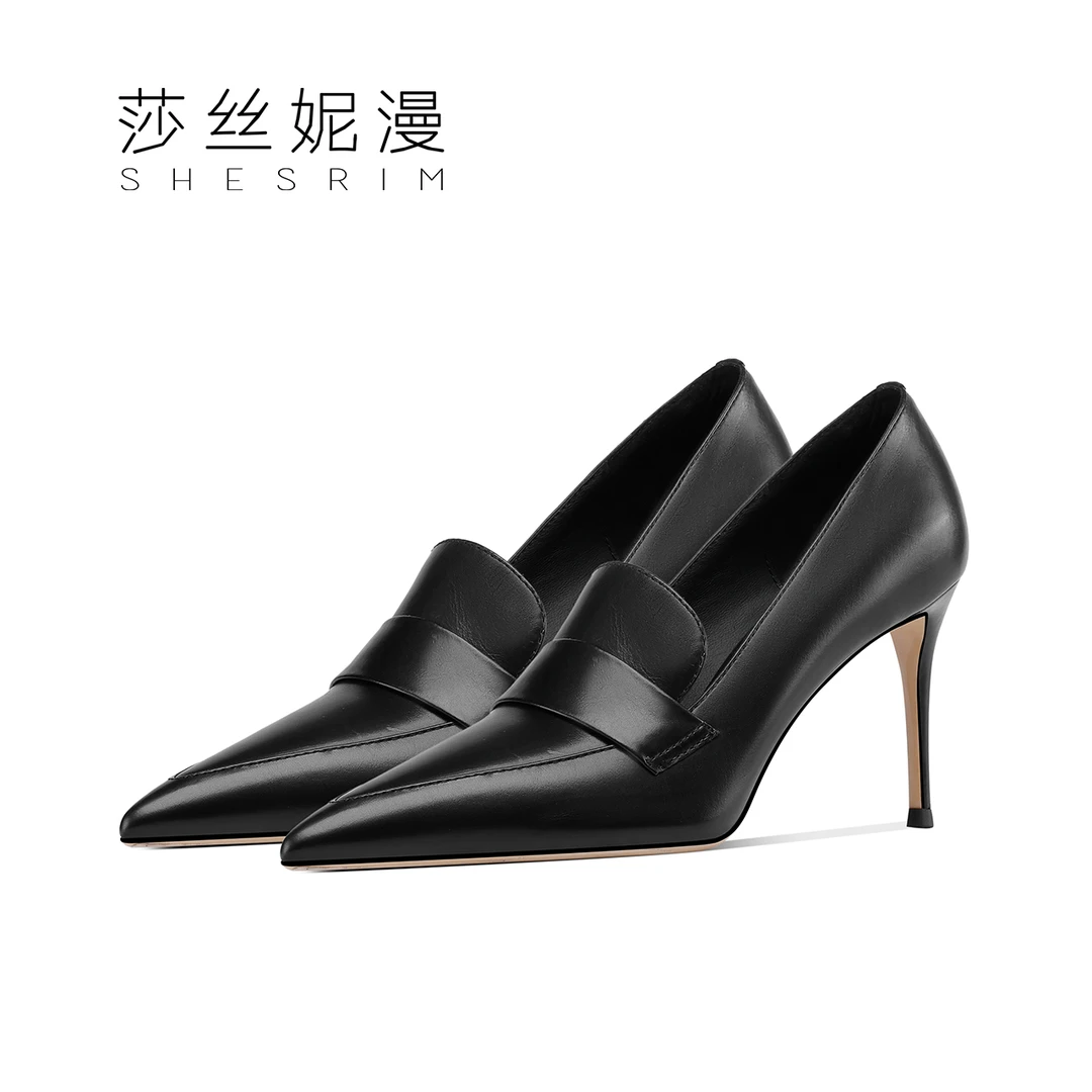 2024年春季新款包头细跟性感百搭单鞋时尚气质法式女鞋