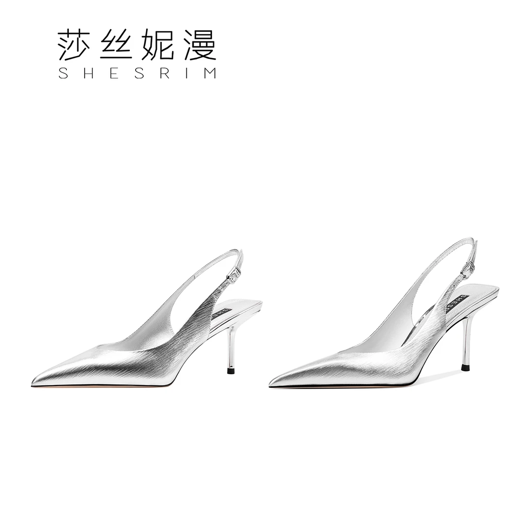 【罗马假日】杨sir新款时尚百搭细跟女鞋浅口高跟鞋气质轻奢尖头