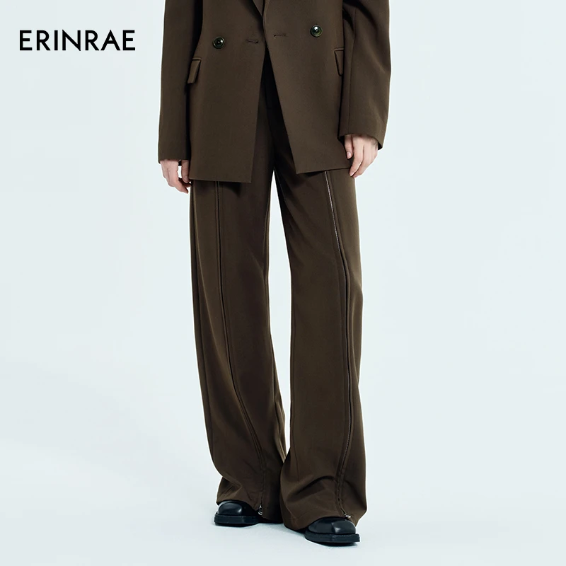ERINRAE【花风铃】秋冬季时尚休闲显瘦垂感阔腿裤长裤EG336013PL76