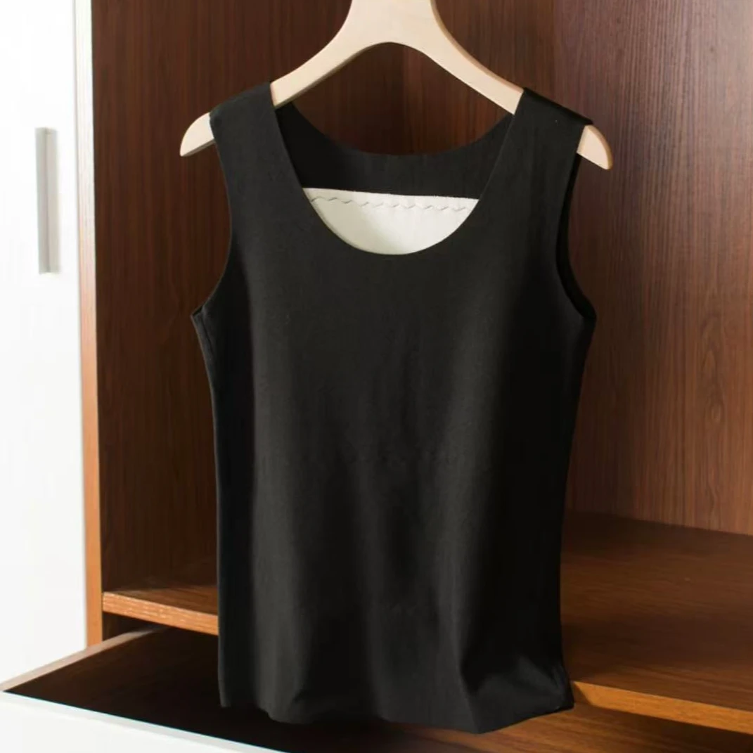 7455-轻炎背心（黑色）贴片发热保暖背心