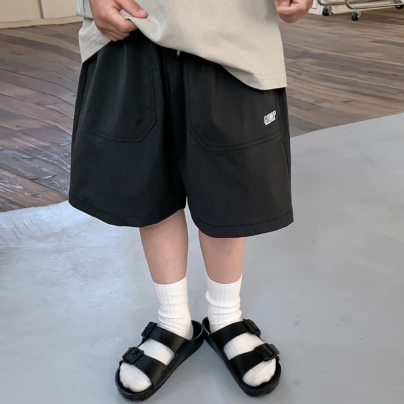 儿童夏季速干短裤韩版男童装运动透气五分裤夏天休闲宽松百搭外穿