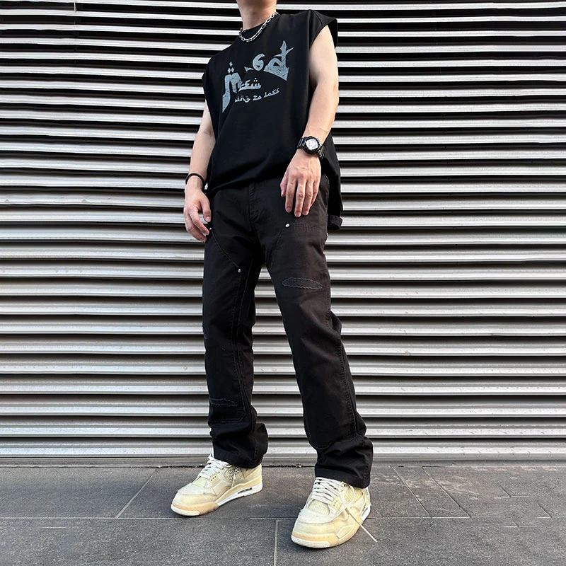 M26D  walker系列2.0伐木裤男士重磅直筒潮流长裤