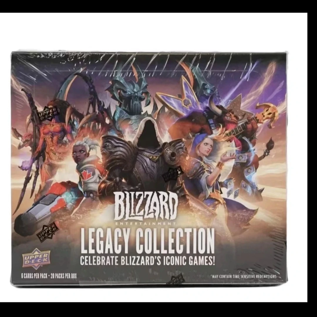 2Upper Deck x暴雪宇宙遗产系列收藏签字魔兽世界守望先锋代拆1包