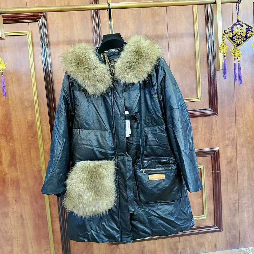 2024新款大码100-220斤可穿大码羽绒服23057P