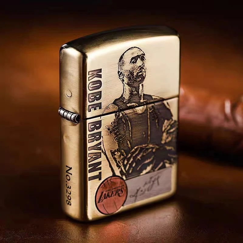ZIPPO/打火机 纯铜盔甲 【科比24号】正反面 防风  DYJ1