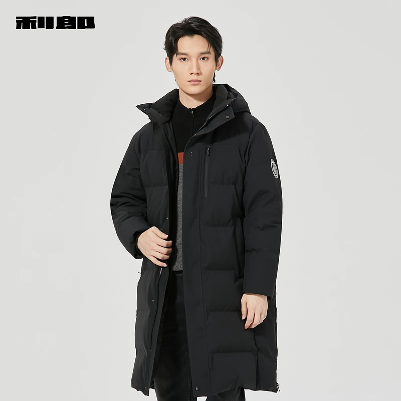【商场同款】利郎男装羽绒服男商务休闲冬季中长款外套男款1Y