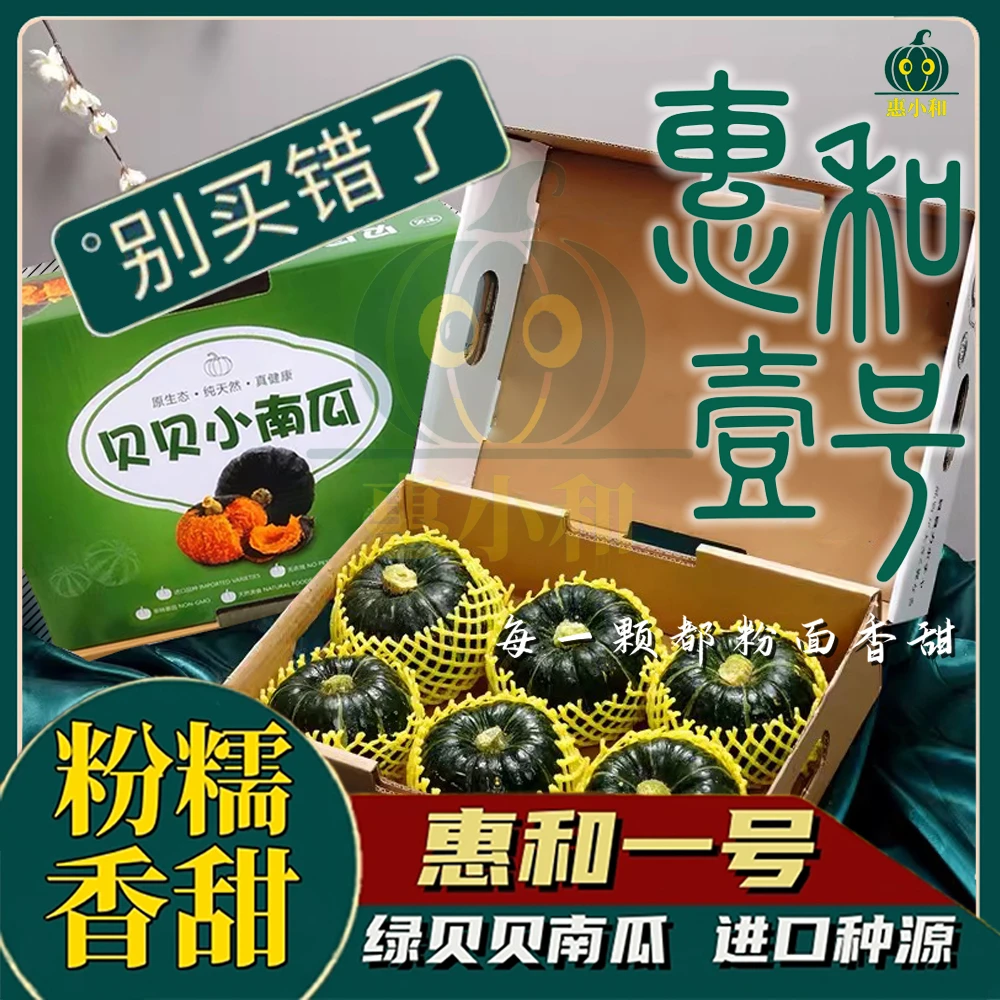 正宗山东惠和一号贝贝南瓜粉糯香甜板栗味辅食代餐真贝贝5斤装