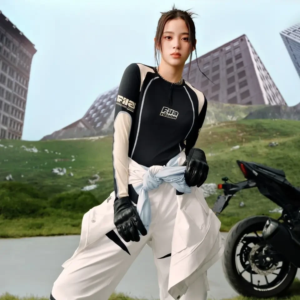 FILA斐乐潮牌长袖T女装冬季新款潮流休闲针织运动上衣T11W411202F