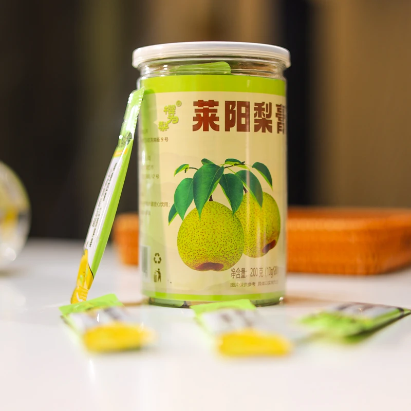 【风清推荐】正宗山东莱阳纯梨青慈梨育小孩泡水10gX20条一罐