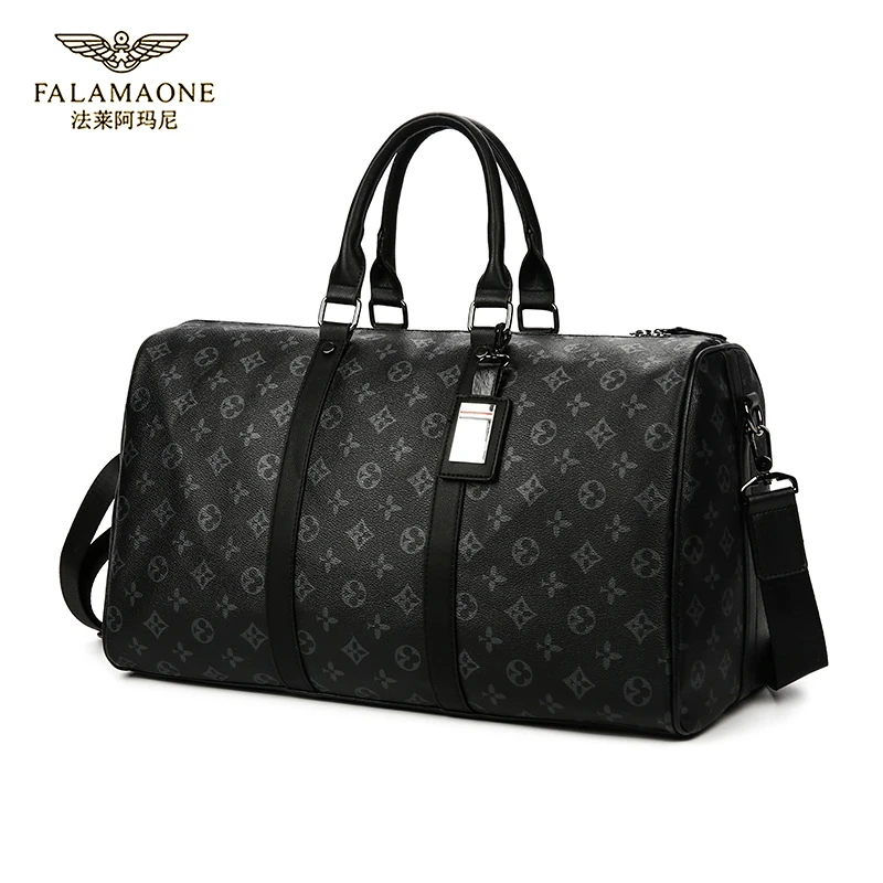 FALAMAONE/法莱阿玛尼时尚高档男士旅行包韩版休闲百搭斜跨旅行袋