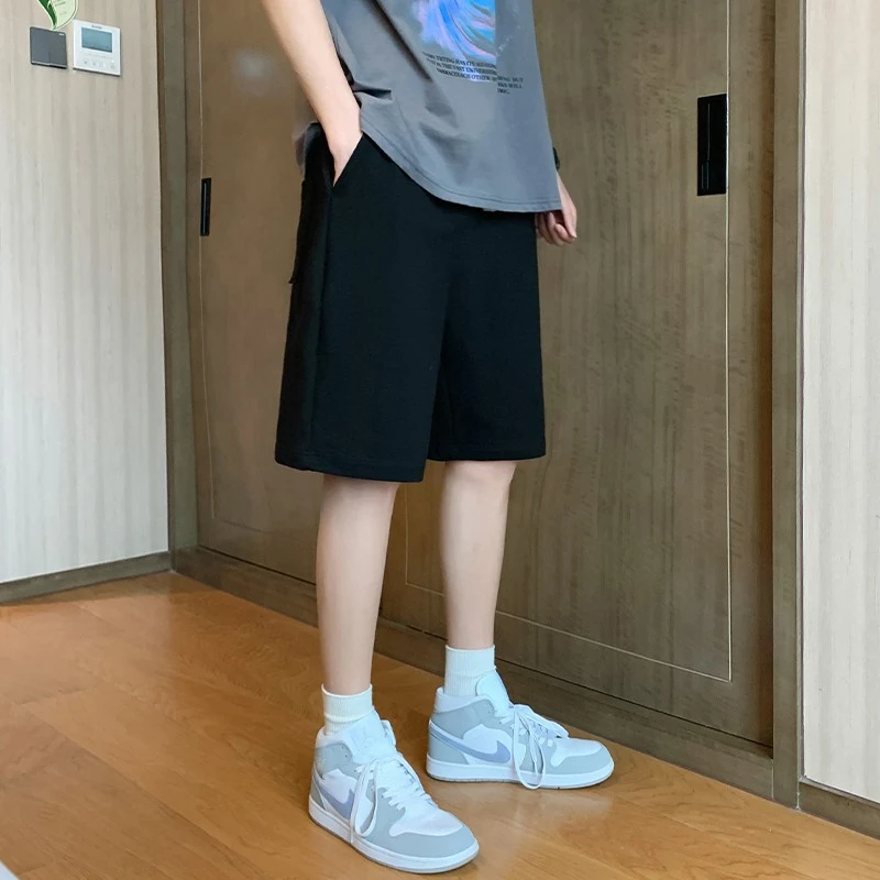 男生短裤夏季纯棉五分裤男款运动裤潮流休闲半截裤男士透气沙滩裤