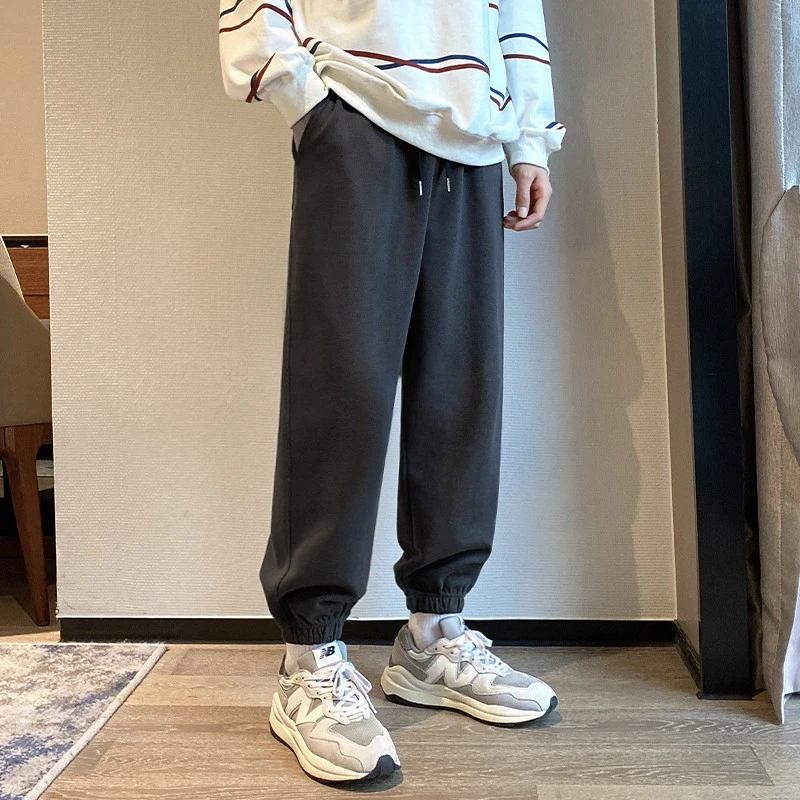 休闲裤男款夏季宽松束脚卫裤男爆款长裤高级感男裤运动裤男士裤子