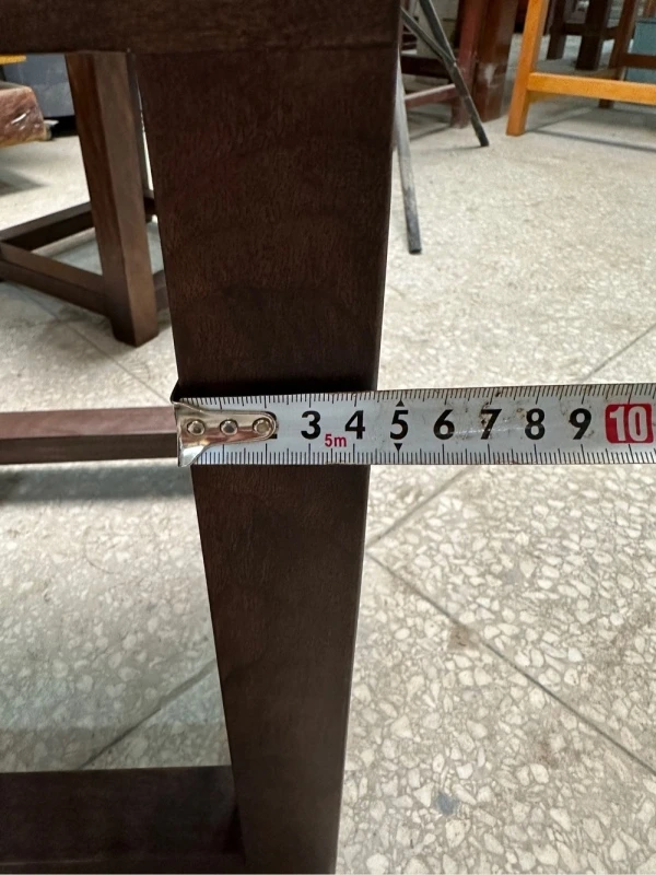 （清仓）定制款高脚黑胡桃方凳38*38*43，特价处理不包邮凳子方形