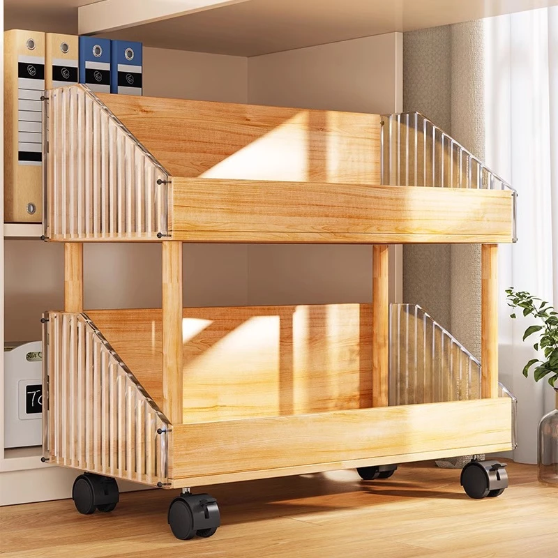 收纳架办公室文件置物架零食包包整理架子工位多功能双层改造神器