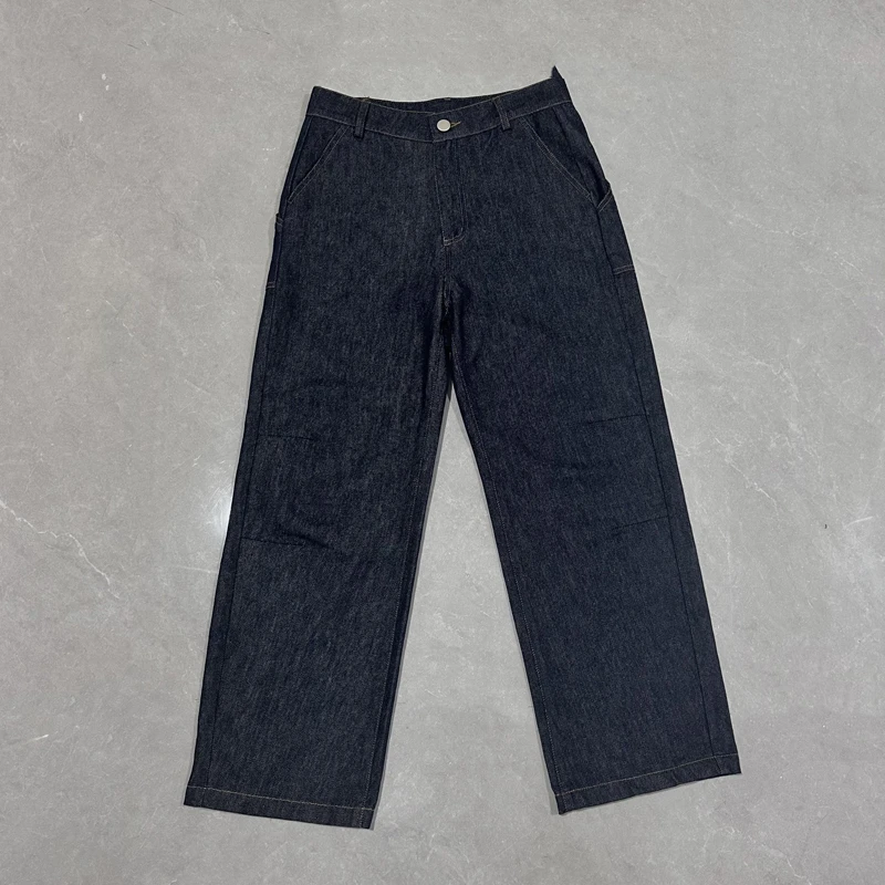2024夏季时尚新款潮流小众设计师款女装牛仔休闲裤8885896