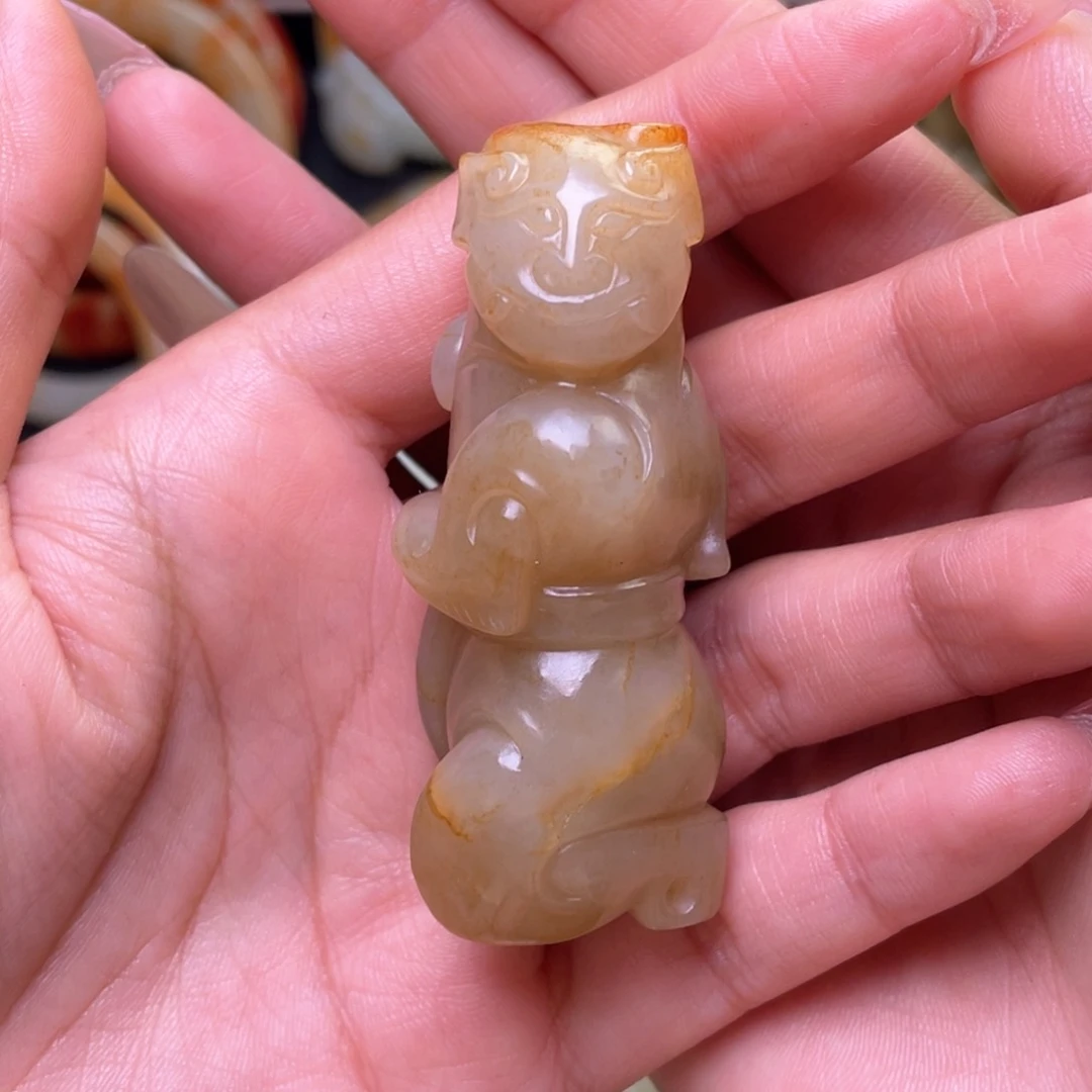 【闪购商品】和田玉把件未镶嵌山**旧