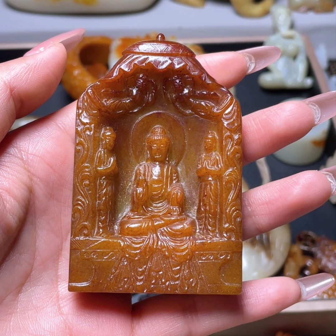 【闪购商品】和田玉挂件未镶嵌闲***杨