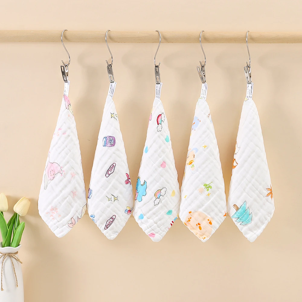 婴幼儿口水巾纱布洗脸巾纯棉儿童婴儿柔软宝宝全棉新生儿超软