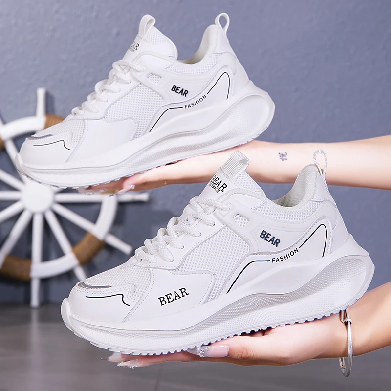 运动老爹鞋 跑步运动健身跳舞 百搭潮流潮鞋韩版网面秋季透气