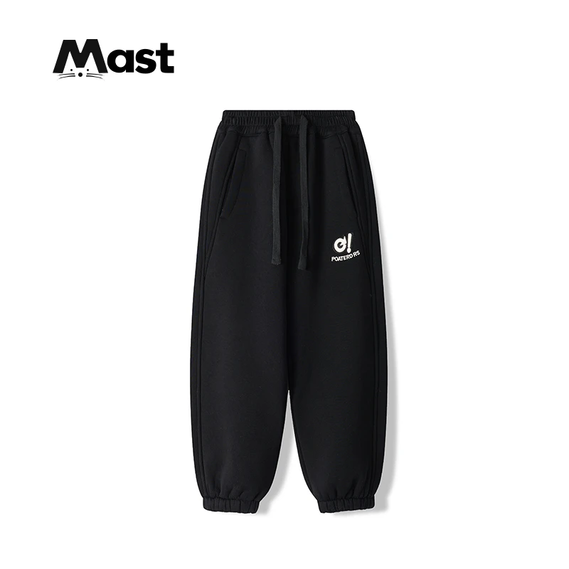 【现货】童装男童秋冬洋气儿童加密密绒休闲卫裤2023中大童运动裤