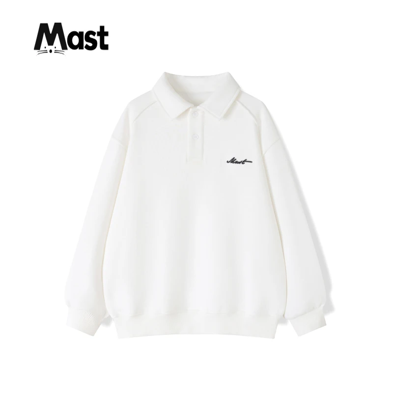 【现货】秋季翻领卫衣中大童青少年宽松童装男童2024秋款儿童Polo衫